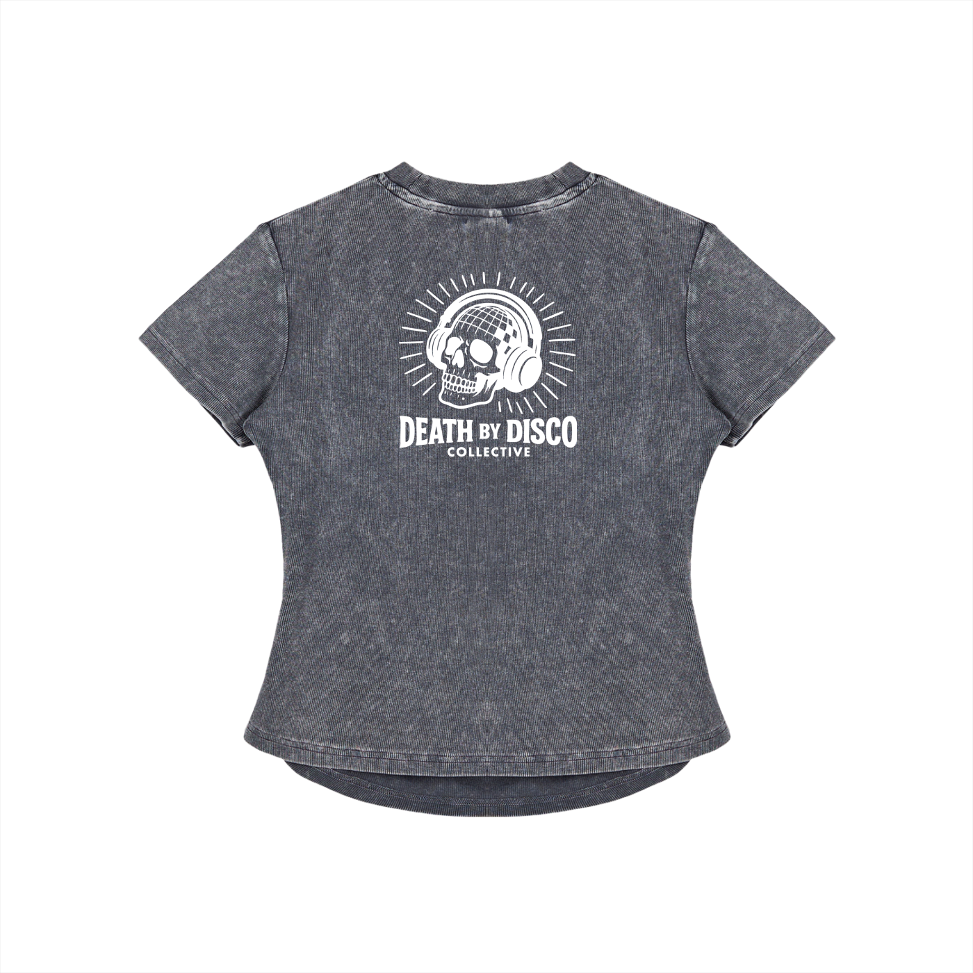 Vintage Washed Bodycon Cotton T-Shirt