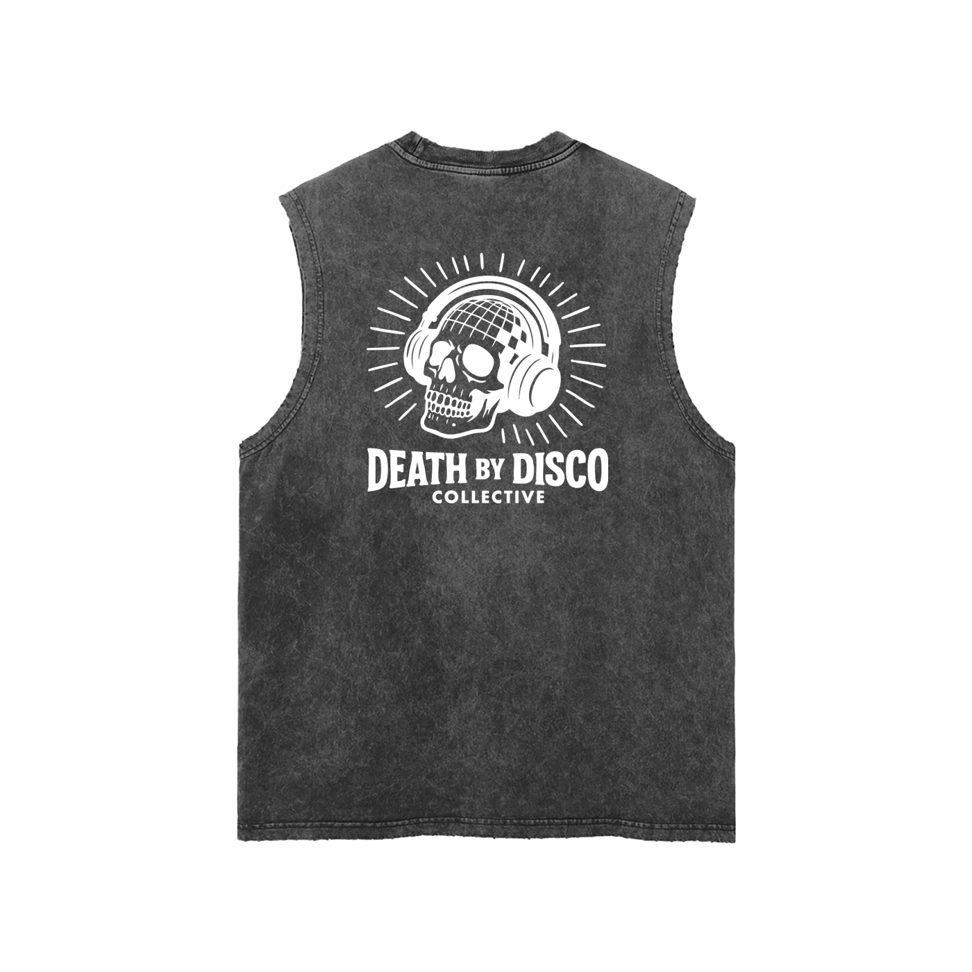 Snow Washed Frayed Hem Tank Top