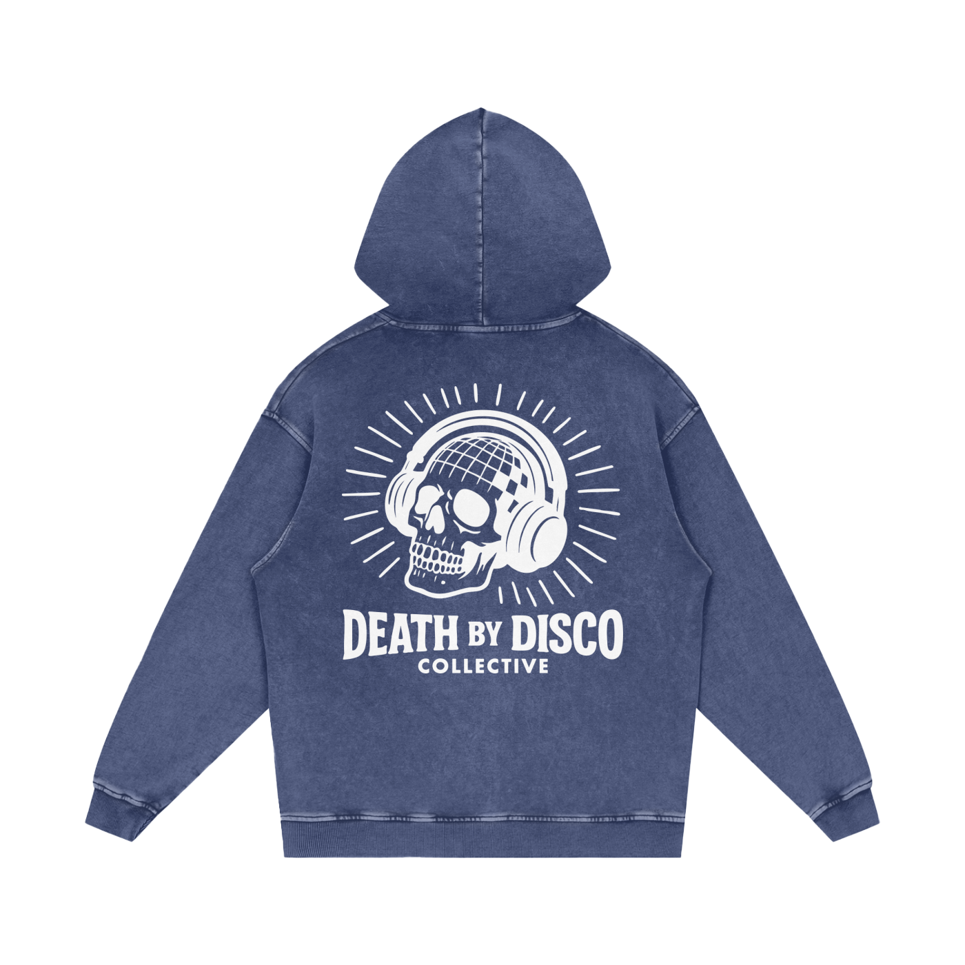 Snow Washed Loose Cotton Hoodie