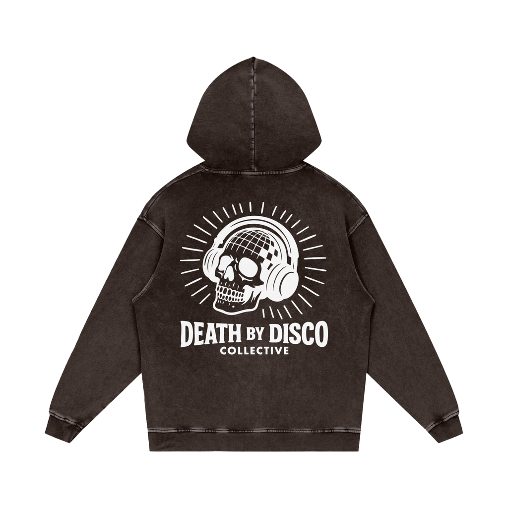 Snow Washed Loose Cotton Hoodie