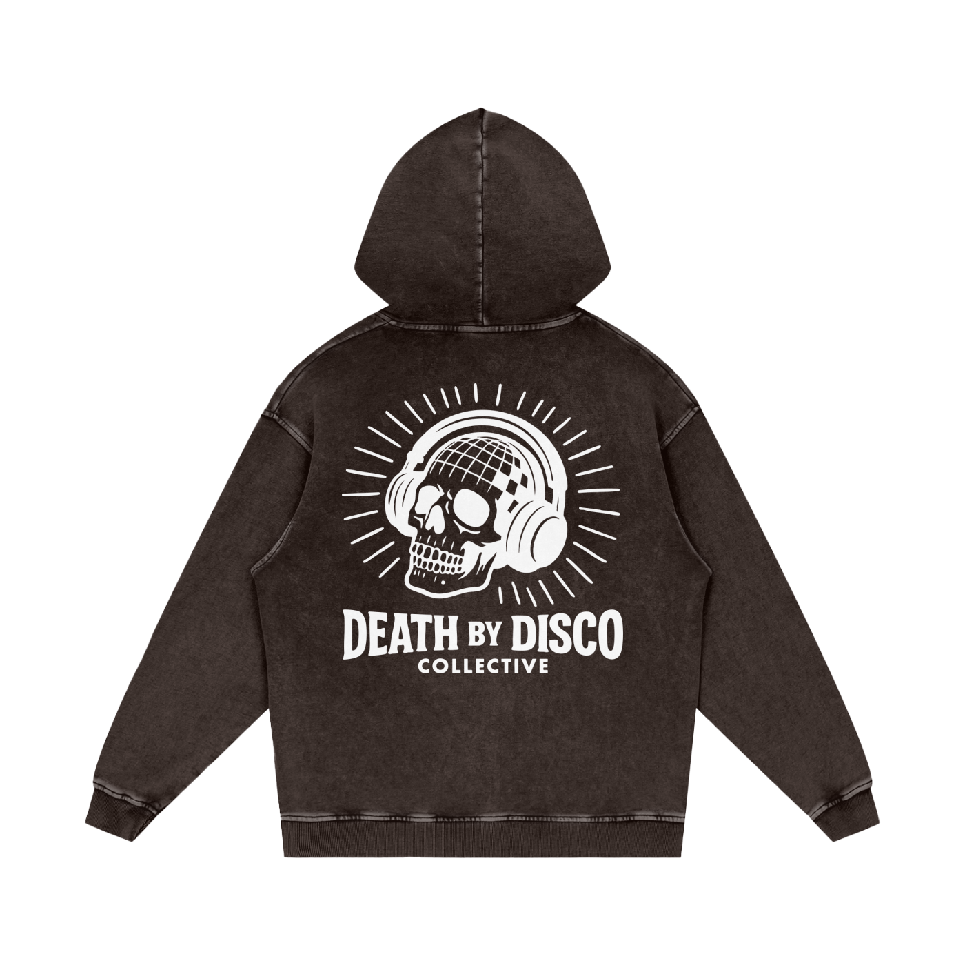 Snow Washed Loose Cotton Hoodie
