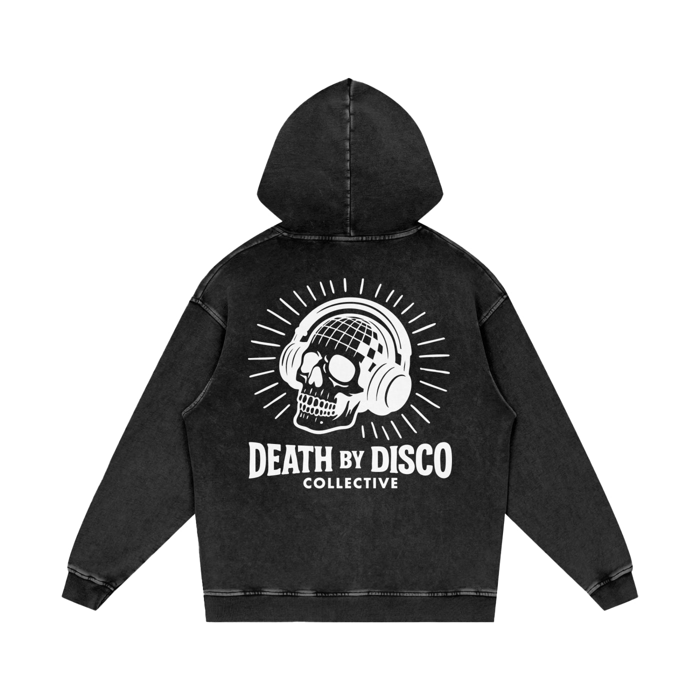 Snow Washed Loose Cotton Hoodie