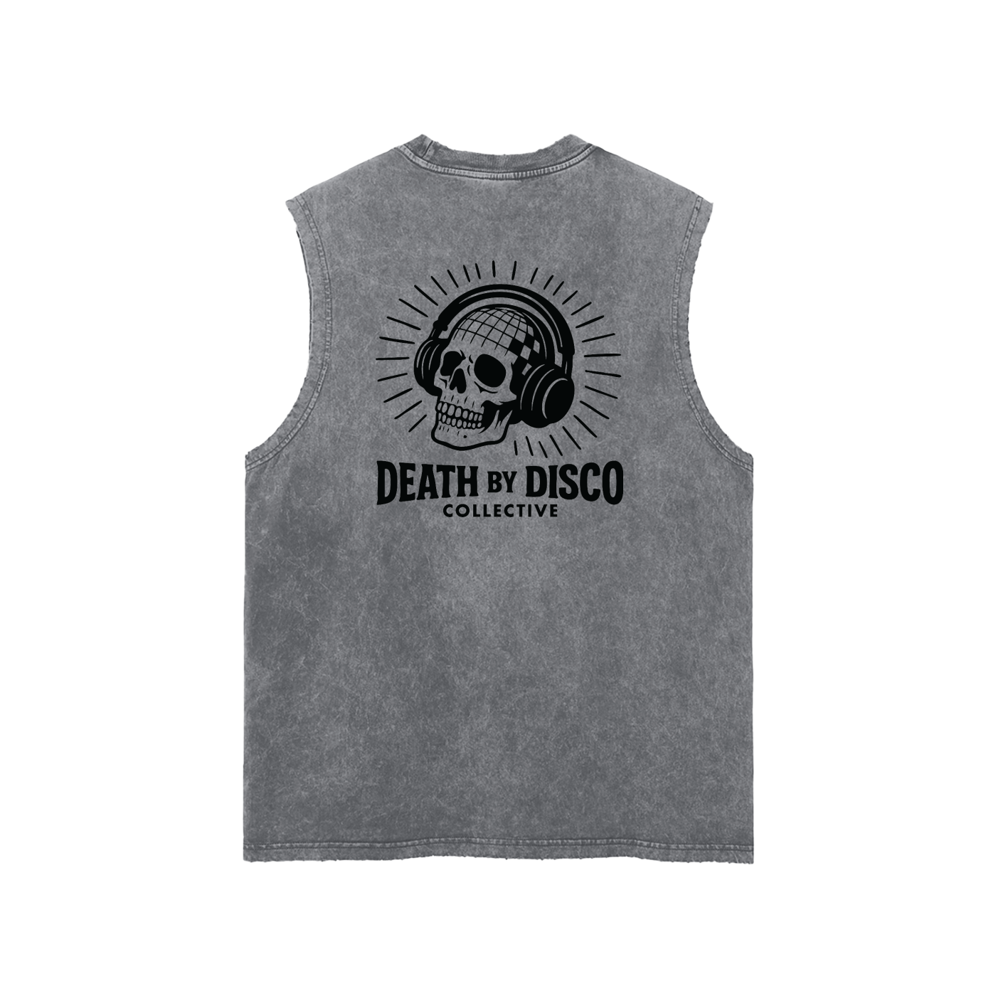 Snow Washed Frayed Hem Tank Top