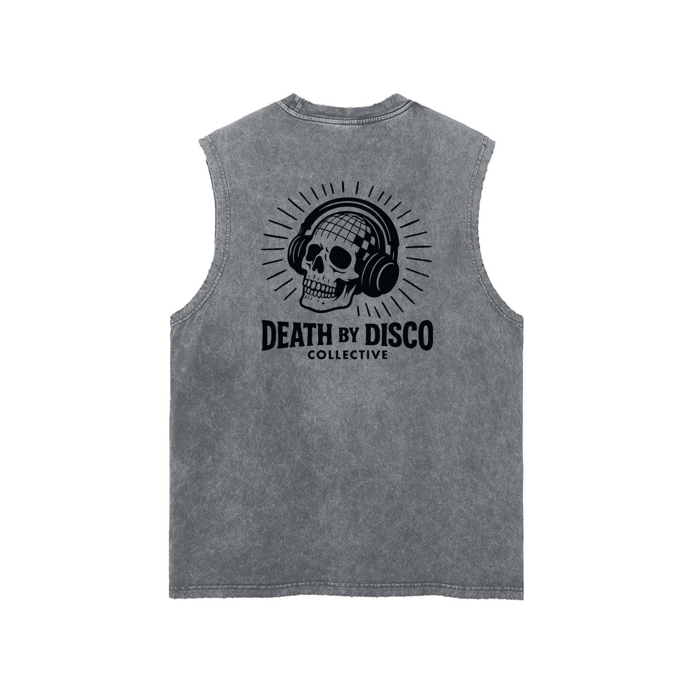 Snow Washed Frayed Hem Tank Top