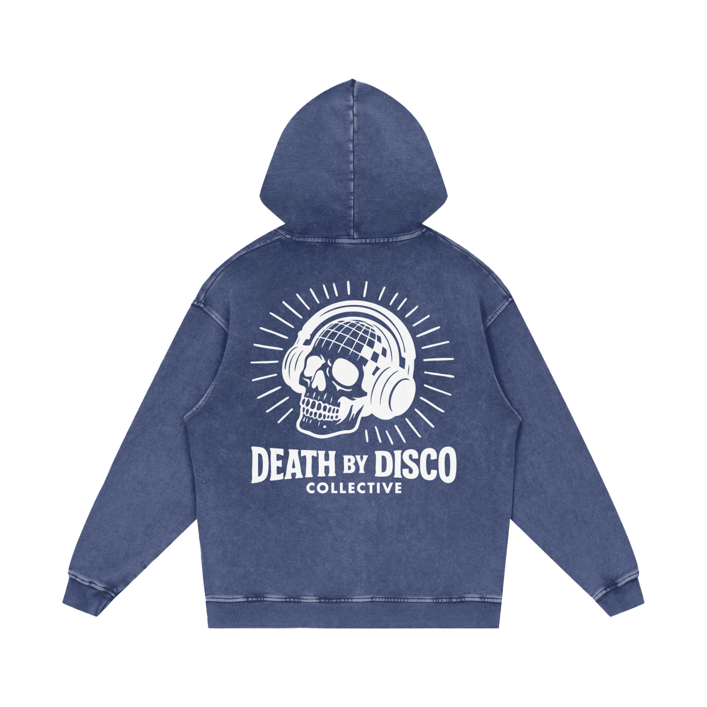 Snow Washed Loose Cotton Hoodie