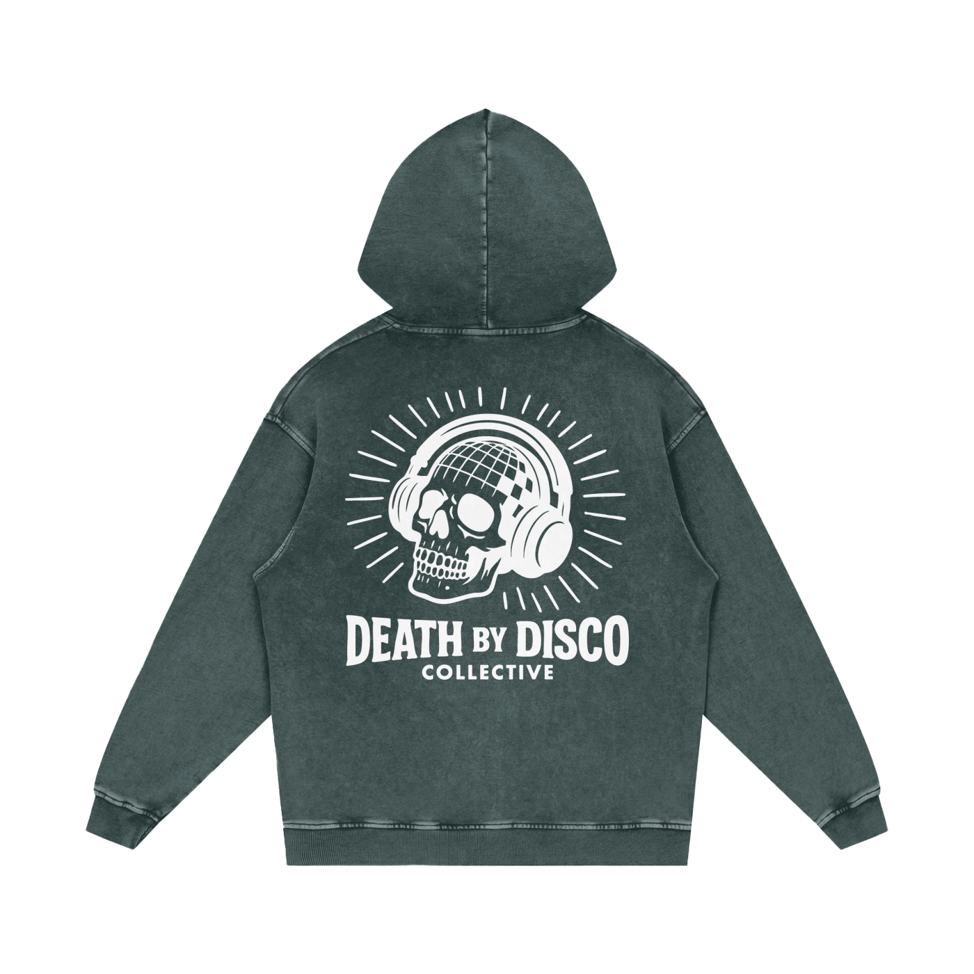 Snow Washed Loose Cotton Hoodie