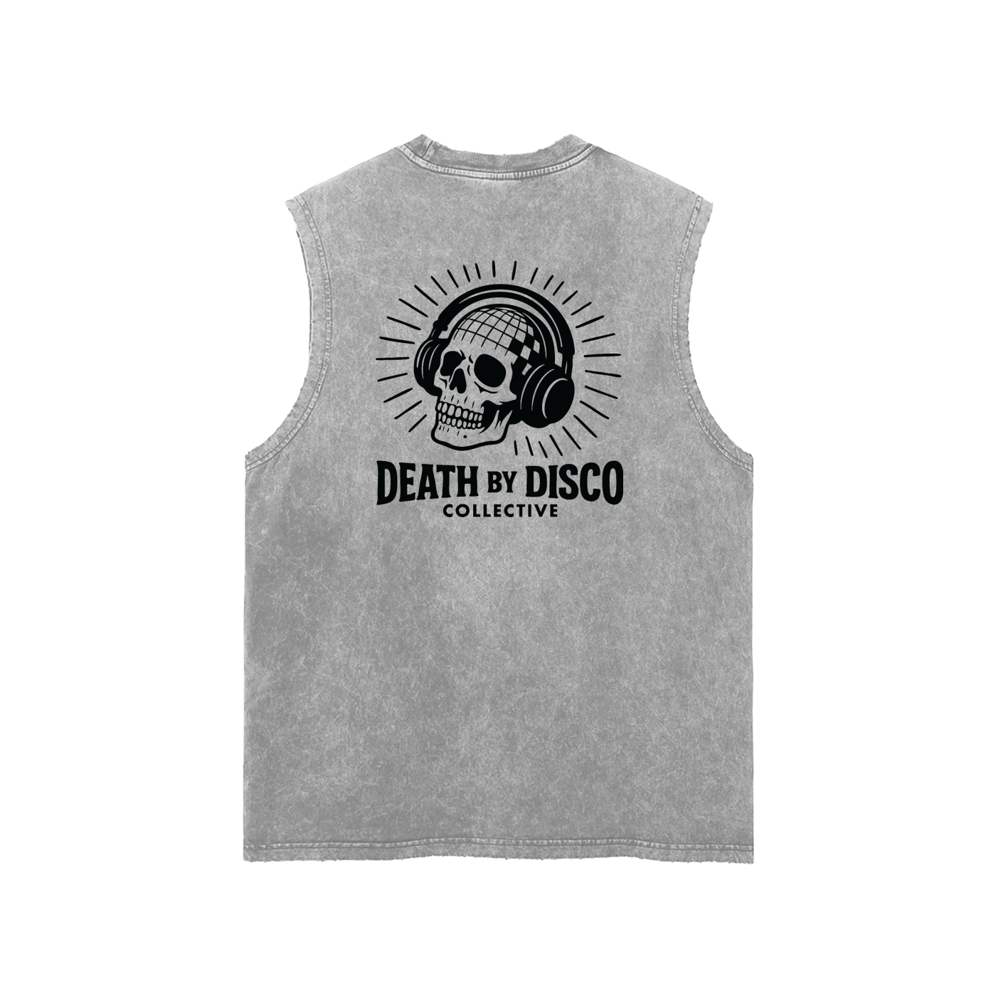 Snow Washed Frayed Hem Tank Top