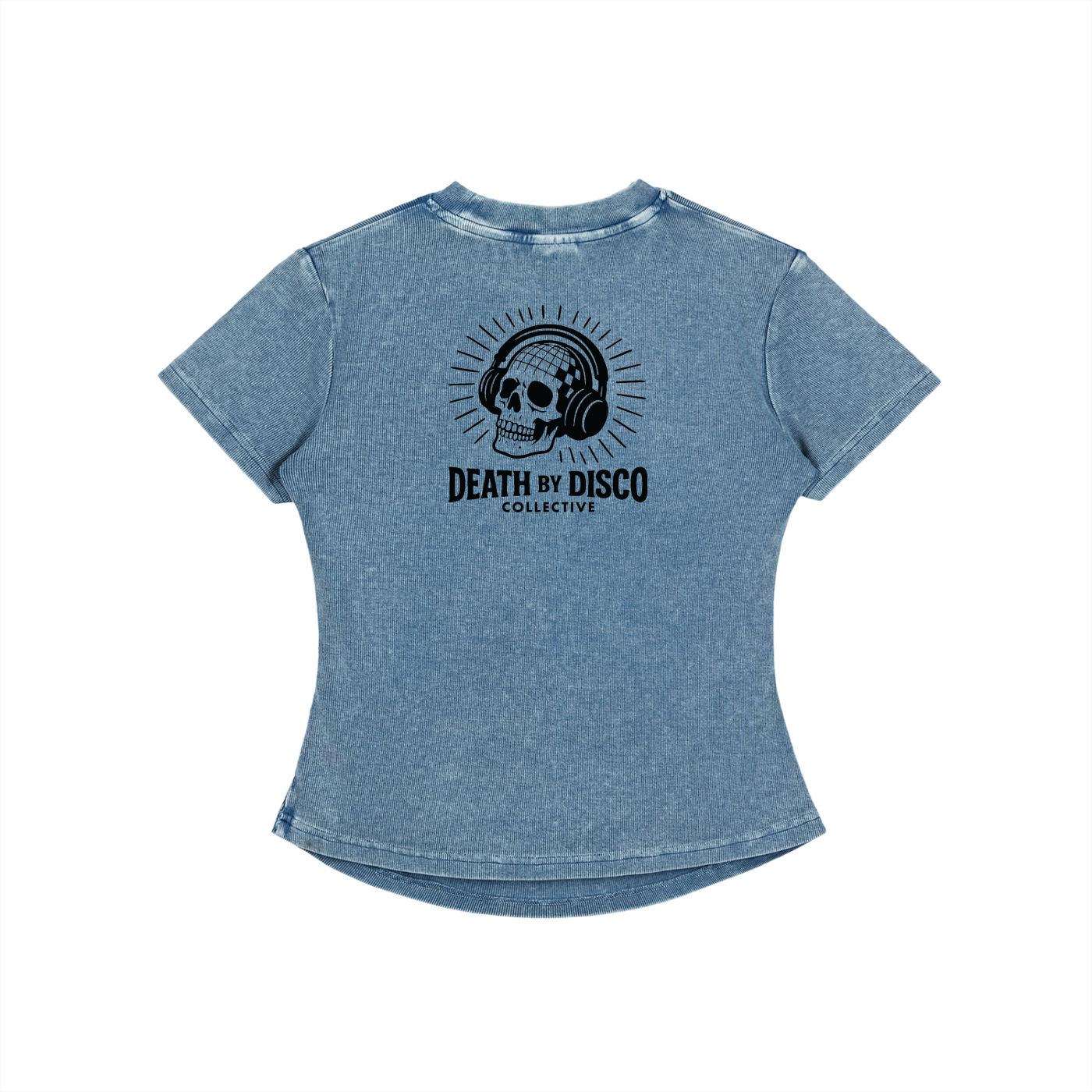 Vintage Washed Bodycon Cotton T-Shirt