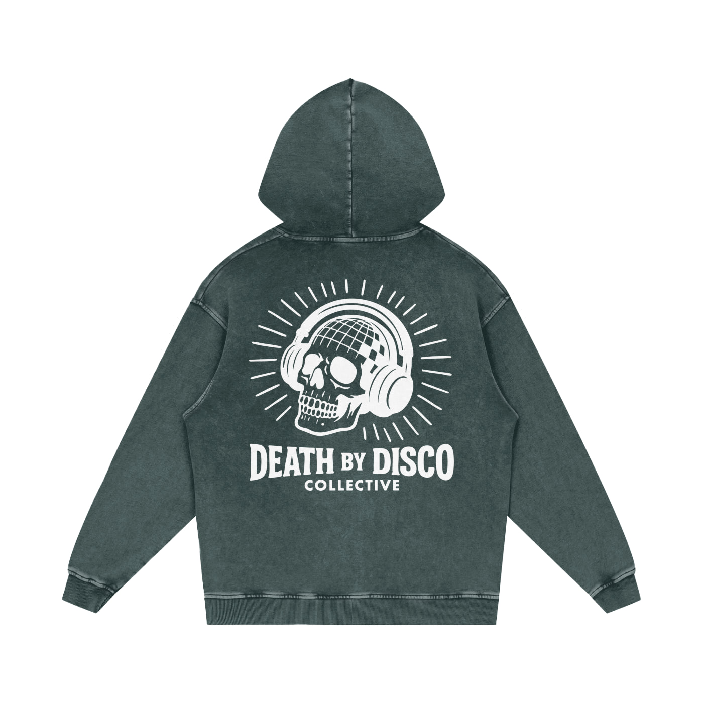 Snow Washed Loose Cotton Hoodie