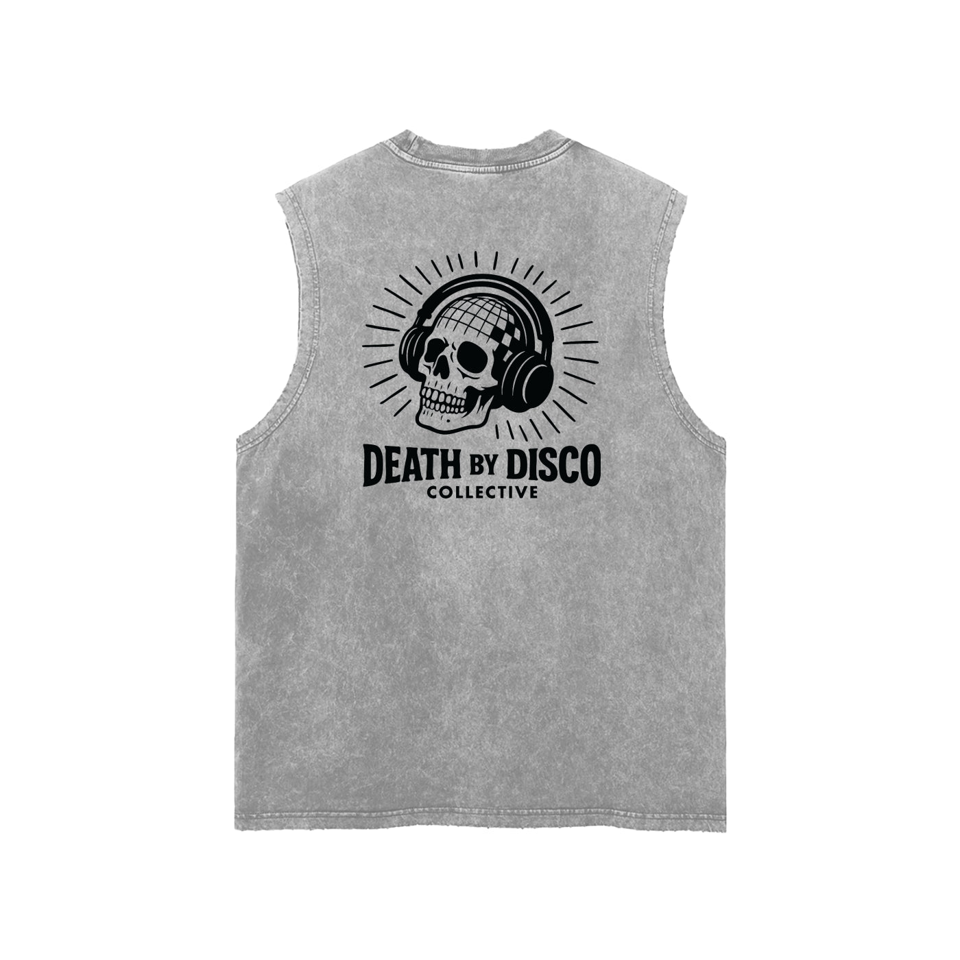 Snow Washed Frayed Hem Tank Top