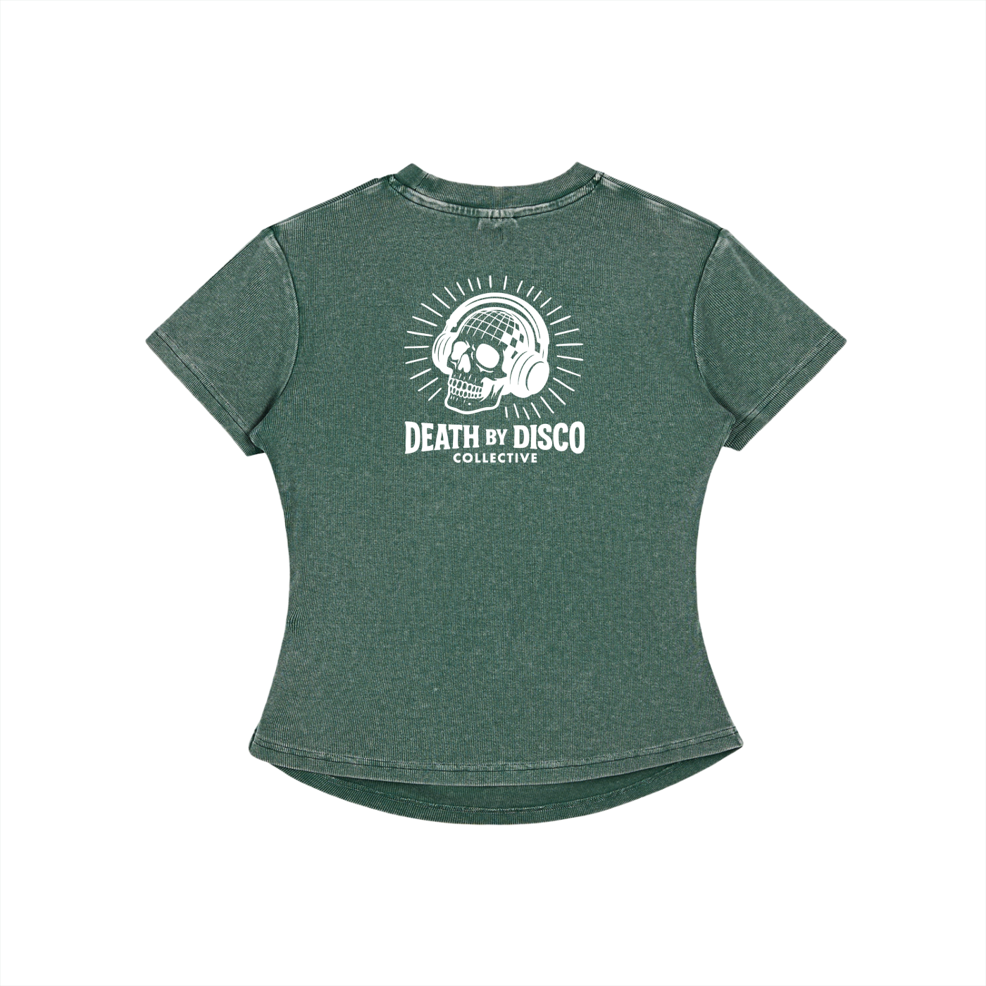 Vintage Washed Bodycon Cotton T-Shirt