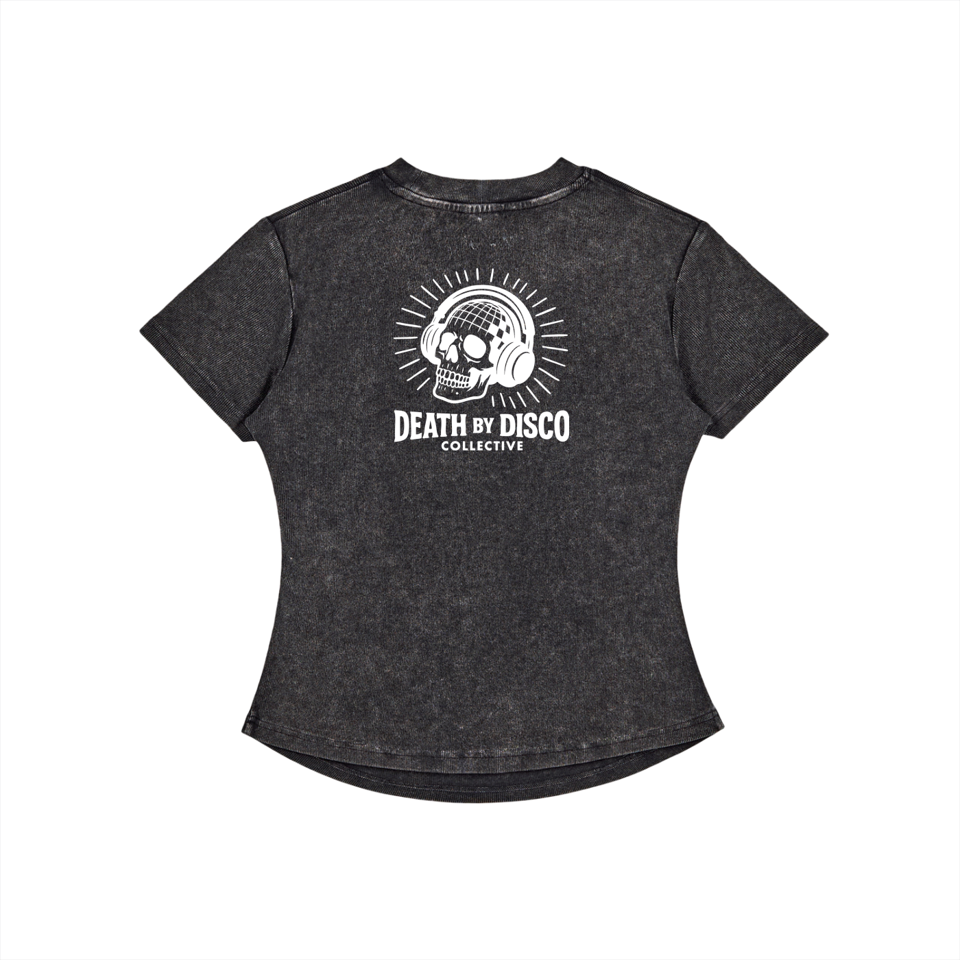 Vintage Washed Bodycon Cotton T-Shirt